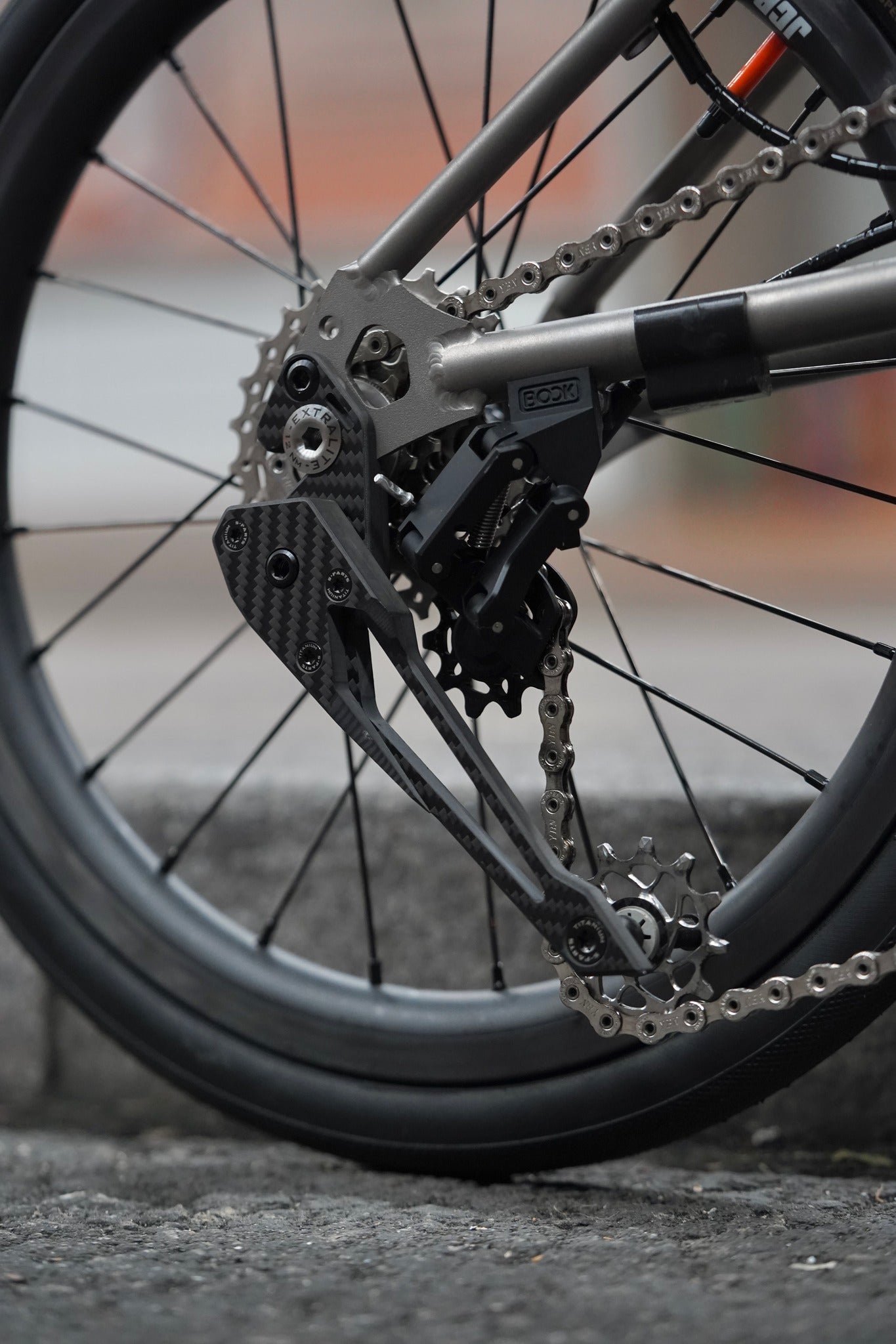 Takumi OSPW Carbon Chain Tensioner (Brompton A/C/P/T Line)