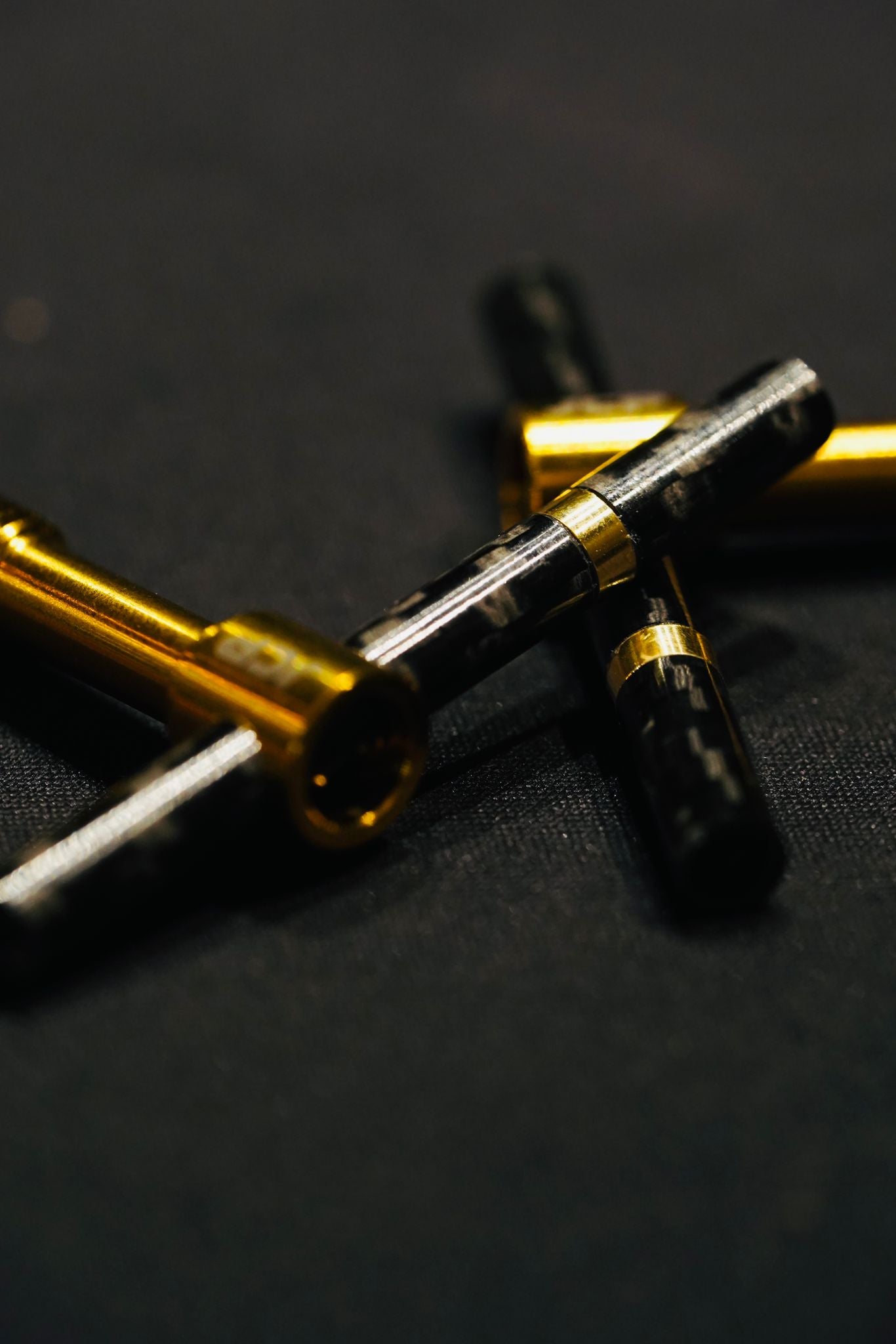 JCP Custom Titanium x Carbon Hinge Clamp Lever (BATMAN)