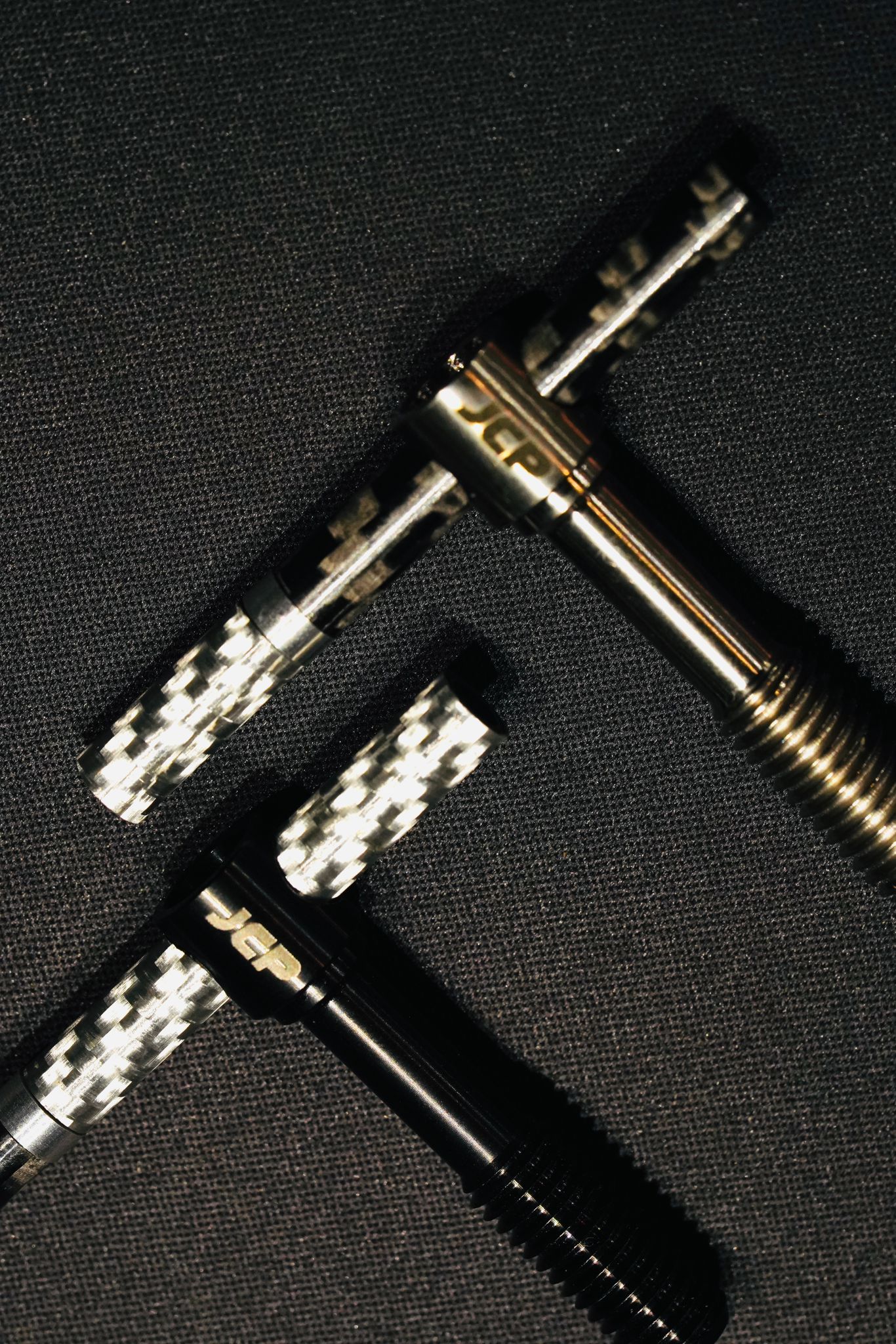 JCP Custom Titanium x Carbon Hinge Clamp Lever (TWO FACE)