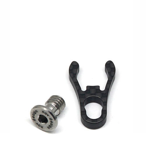 nov Carbon Handle-Bar Catch set X1 (Titanium Bolt)