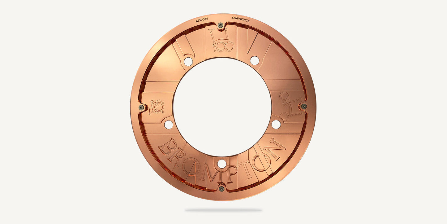 BESPOKE Brompton Flag Chainring (Rose Gold) (11/128)