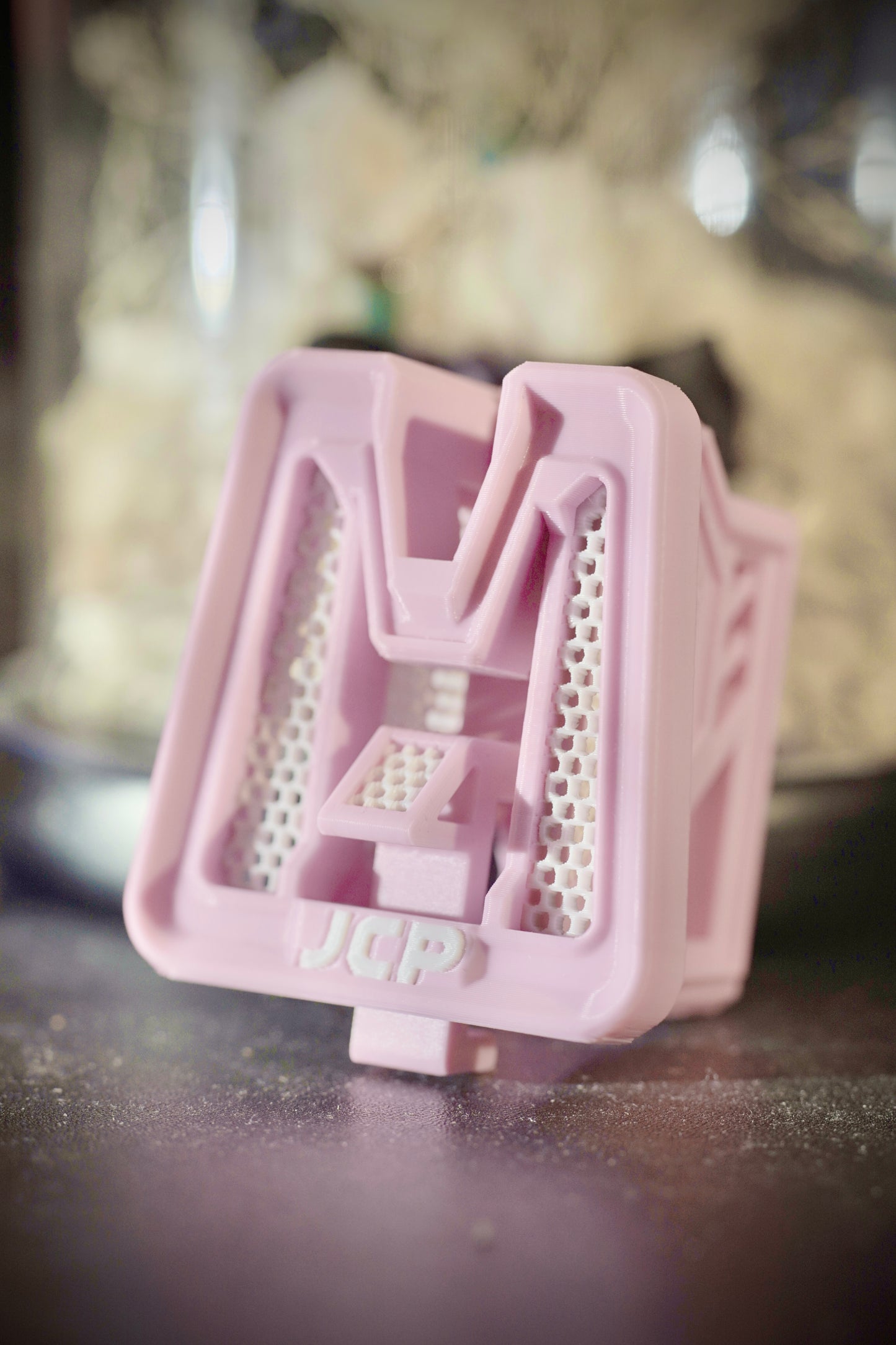 JCP Custom Brompton Carrier Block(Pink + White)