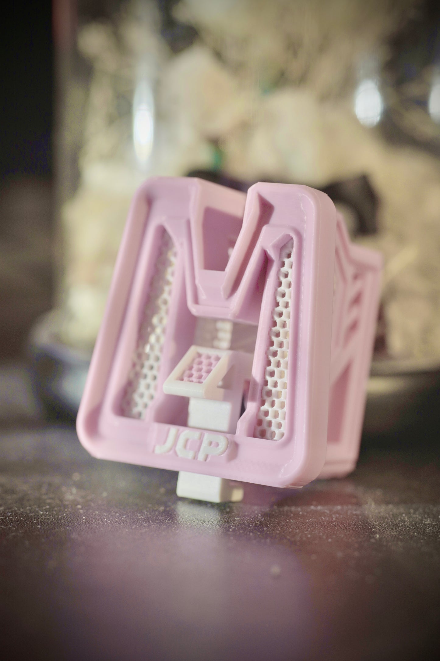 JCP Custom Brompton Carrier Block(Pink + White)