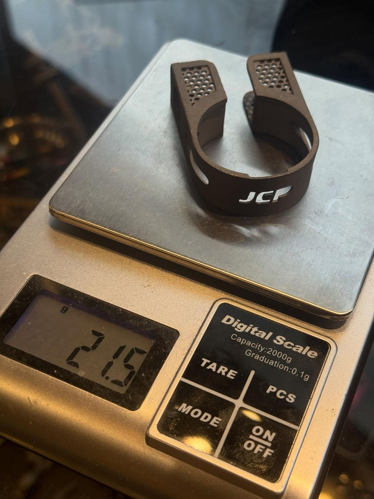 JCP Custom 3D Print Titanium T line Seat Post Clamp
