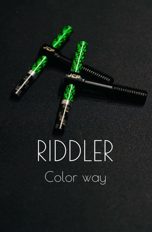 JCP Custom Titanium x Carbon Hinge Clamp Lever (RIDDLER)