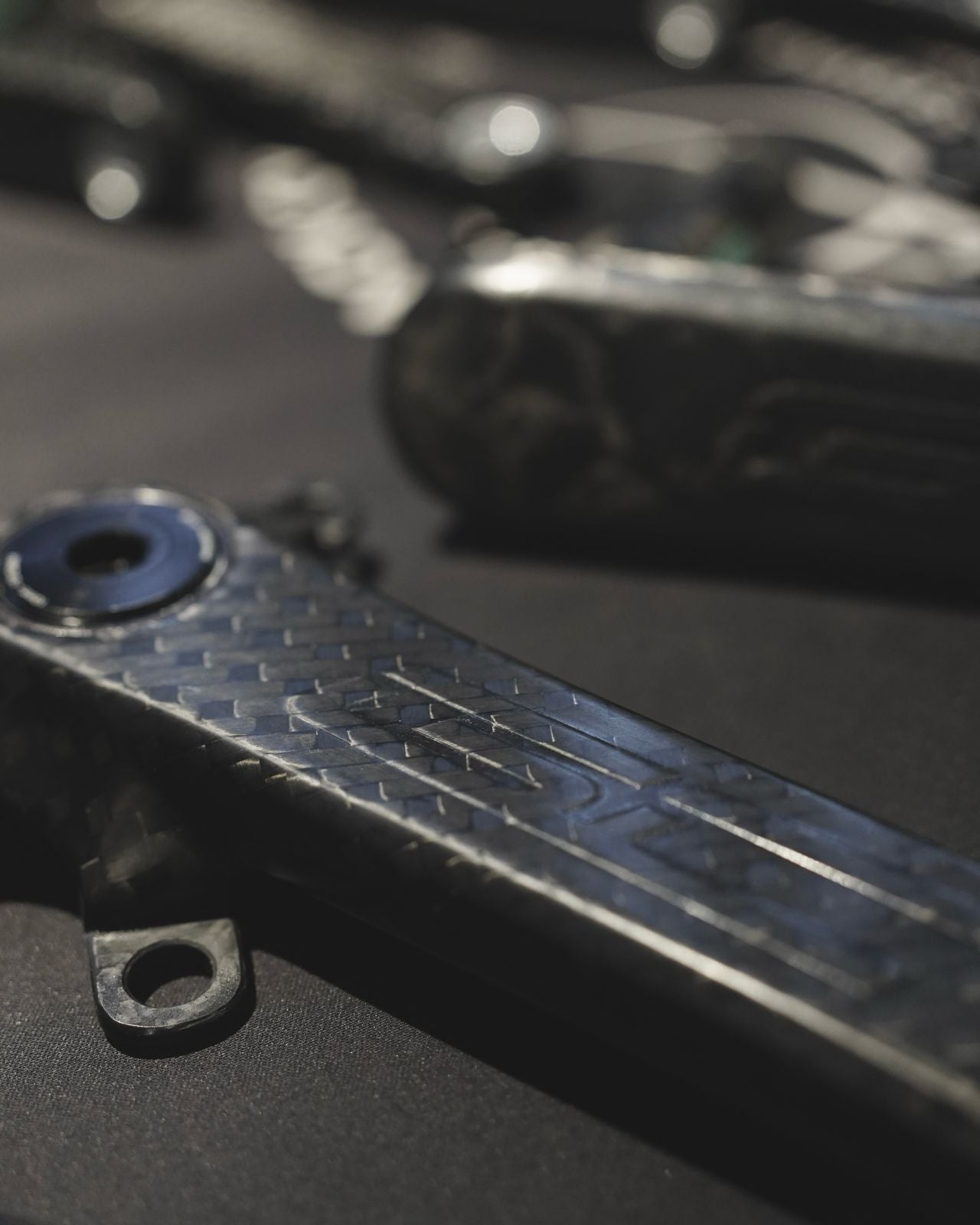 Grigio Carbonio T1000 Carbon Crank for Brompton (170mm / 12K Matt / BCD 110 x 5)